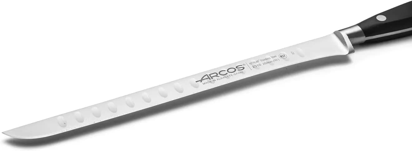 Arcos Riviera Cuchillo Jamonero con Alvéolos 250 mm