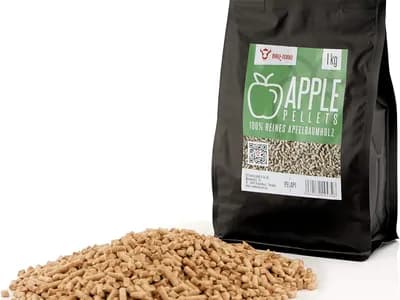BBQ-Toro Pellets para Barbacoa de 100% Madera de Manzano | 1 kg | Pellets de Manzano para Barbacoa, Ahumador,  (vista 1)