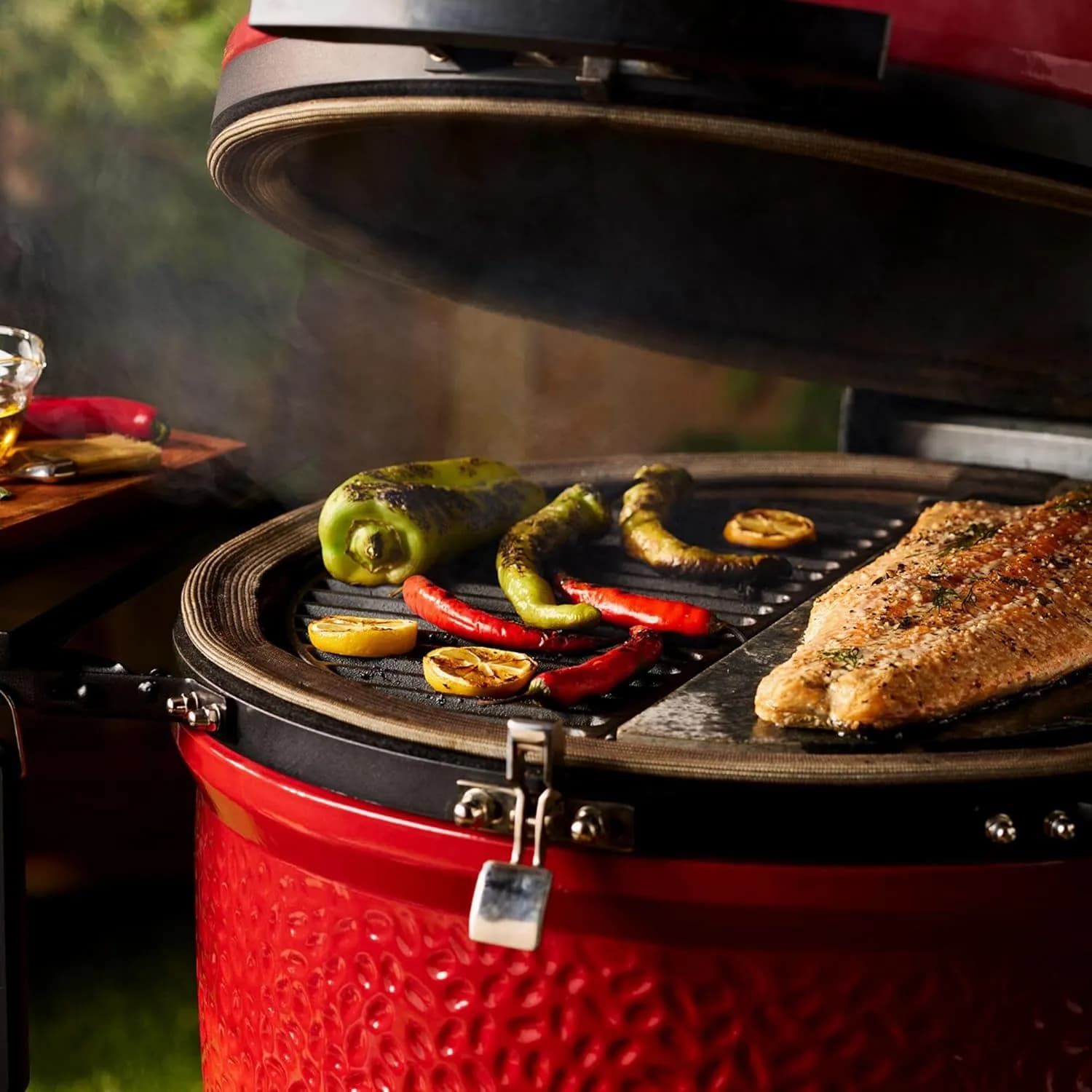 Kamado Joe rejilla de hierro fundido media luna (Classic)