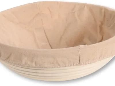 Kesper 19631: banneton de ratán de 25 cm con forro de tela extraíble (vista 1)