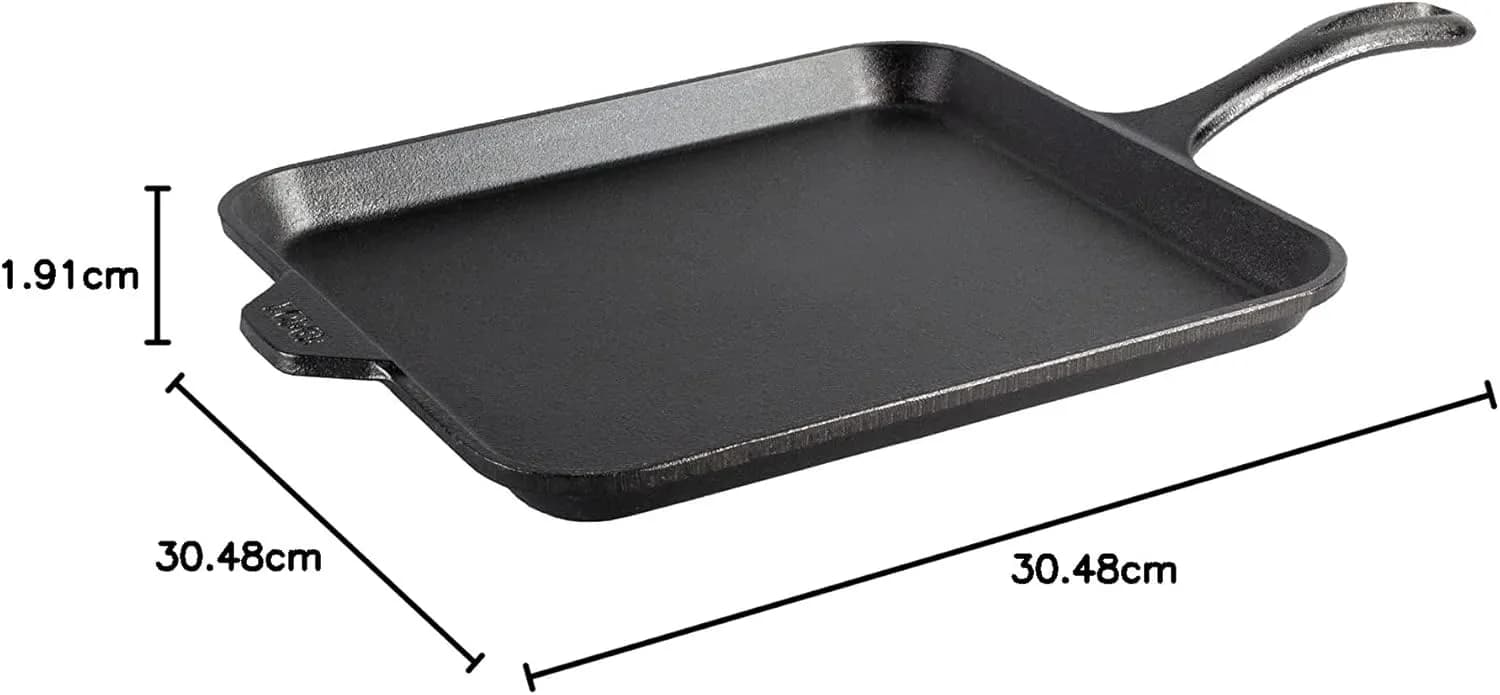 Lodge Plancha Cuadrada de Hierro Fundido 11" (28 cm)