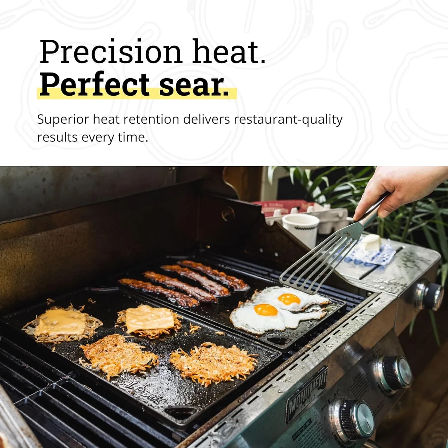 Lodge Plancha Grill Reversible de Hierro Fundido 42×24 cm (LDP3)