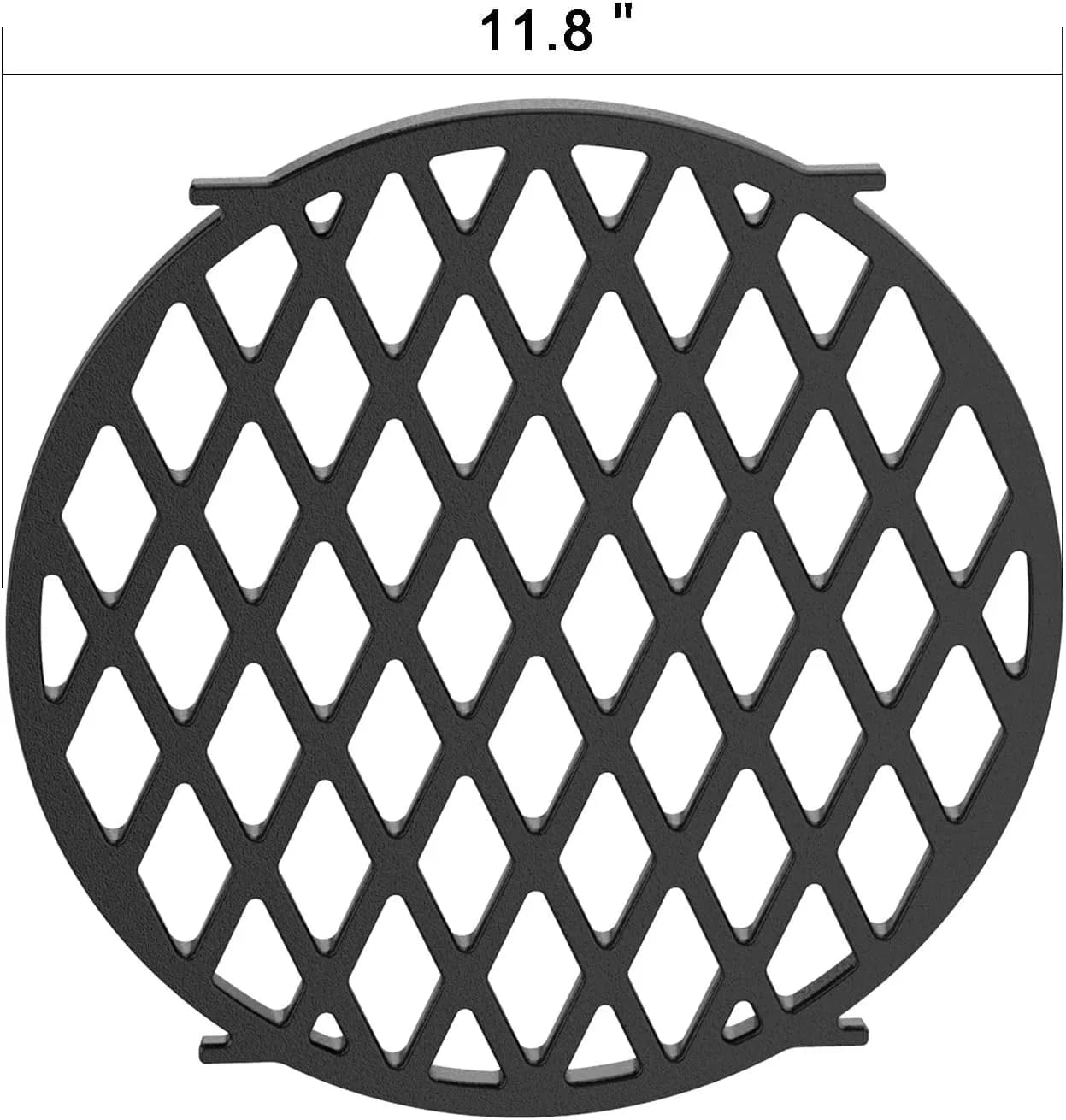 Onlyfire Gourmet BBQ System Rejilla de Hierro Fundido para Weber Kettle 22.5"