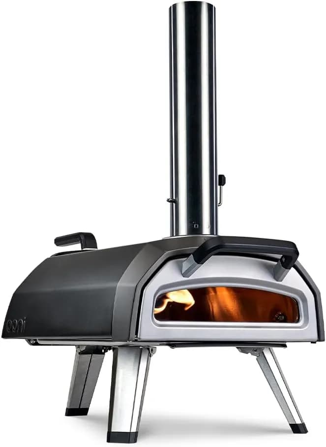 Ooni Karu 12G - Horno de pizza multicombustible con termómetro integrado
