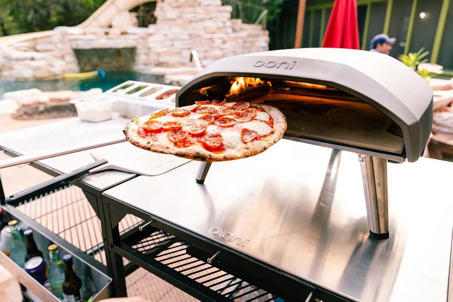 Ooni Pala de Pizza de Aluminio de Mango Largo