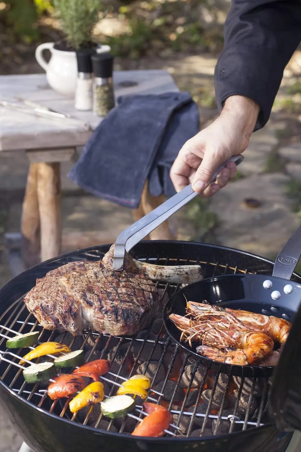 Rösle Pinzas de Barbacoa Curvadas