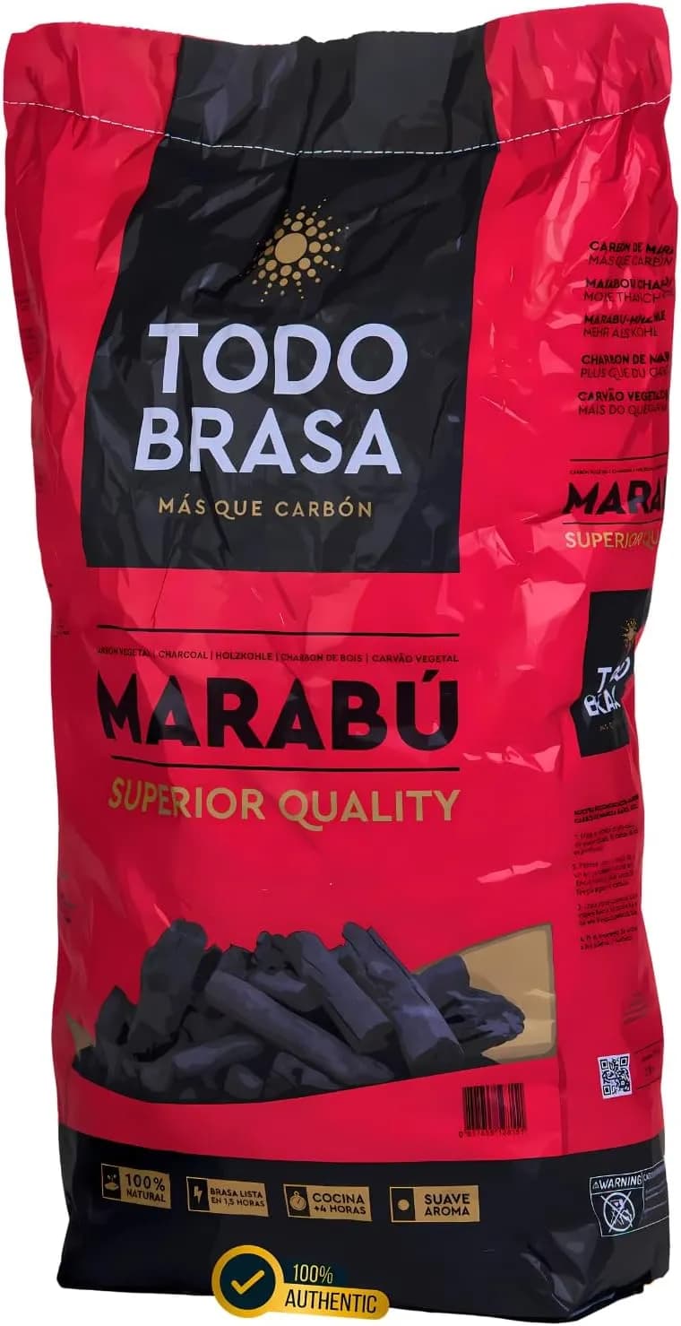 TODOBRASA Carbón Marabú Premium Ecológico 10 kg