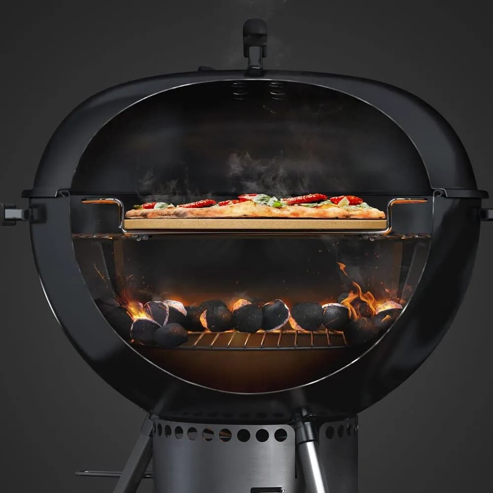Weber 8836 Gourmet piedra para pizza con bandeja