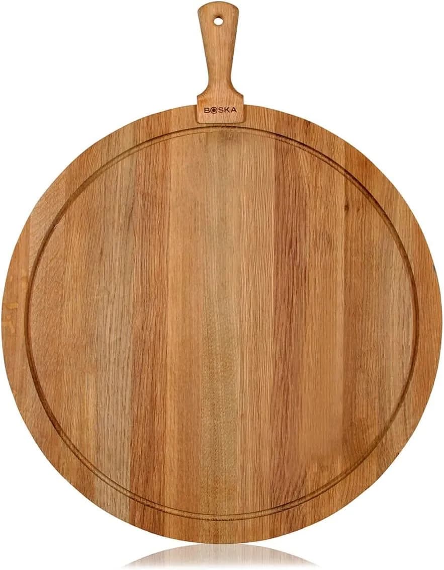 Boska Friends L Tabla de Servir Redonda Roble 55 cm