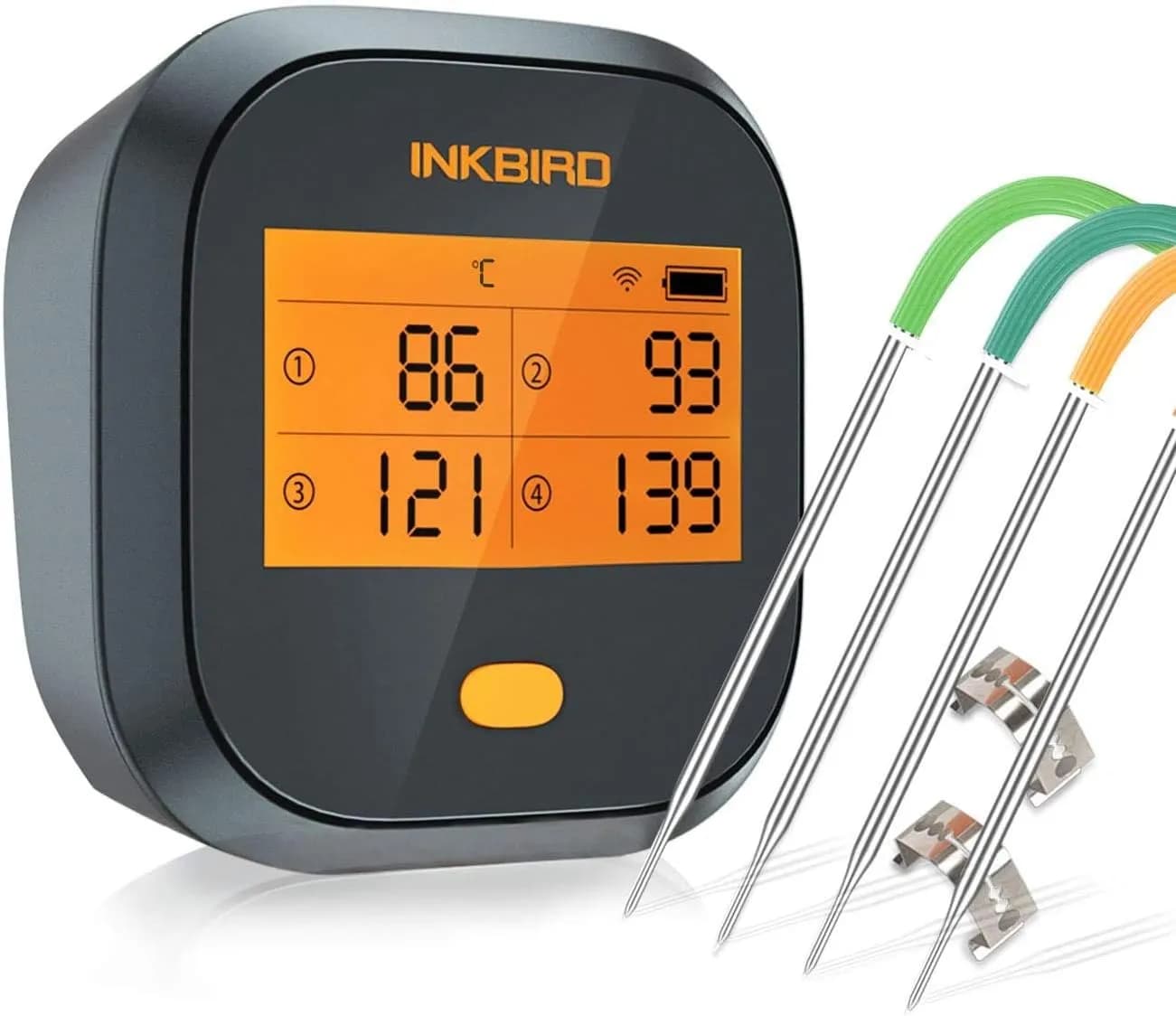 Inkbird IBBQ-4T Termómetro WiFi con 4 Sondas