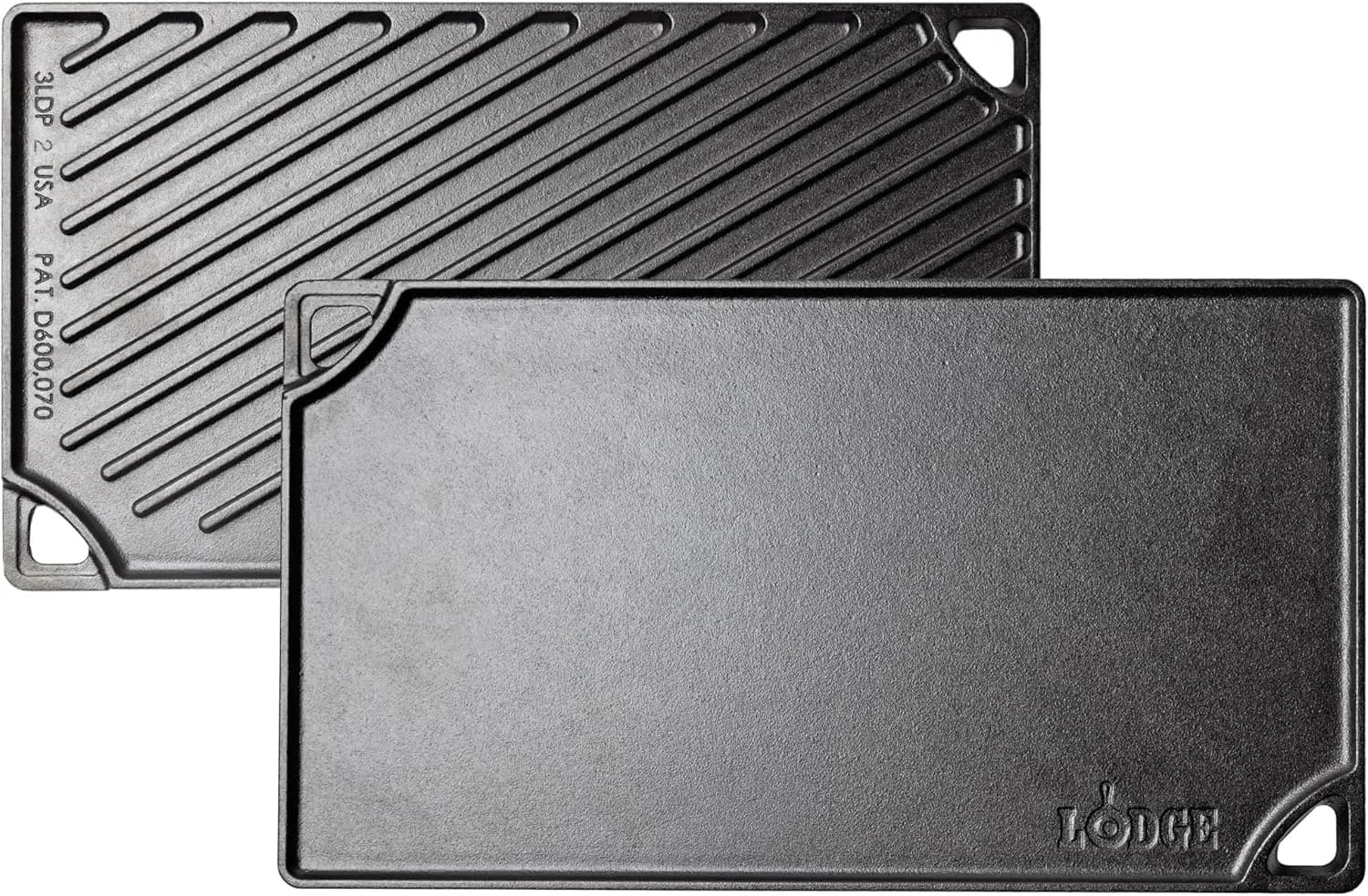 Lodge Plancha Grill Reversible de Hierro Fundido 42×24 cm (LDP3)