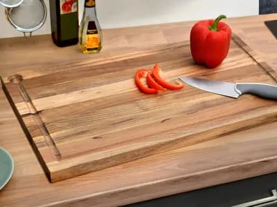 Naturehome Tabla de Cortar Nogal 58x36x3 cm
